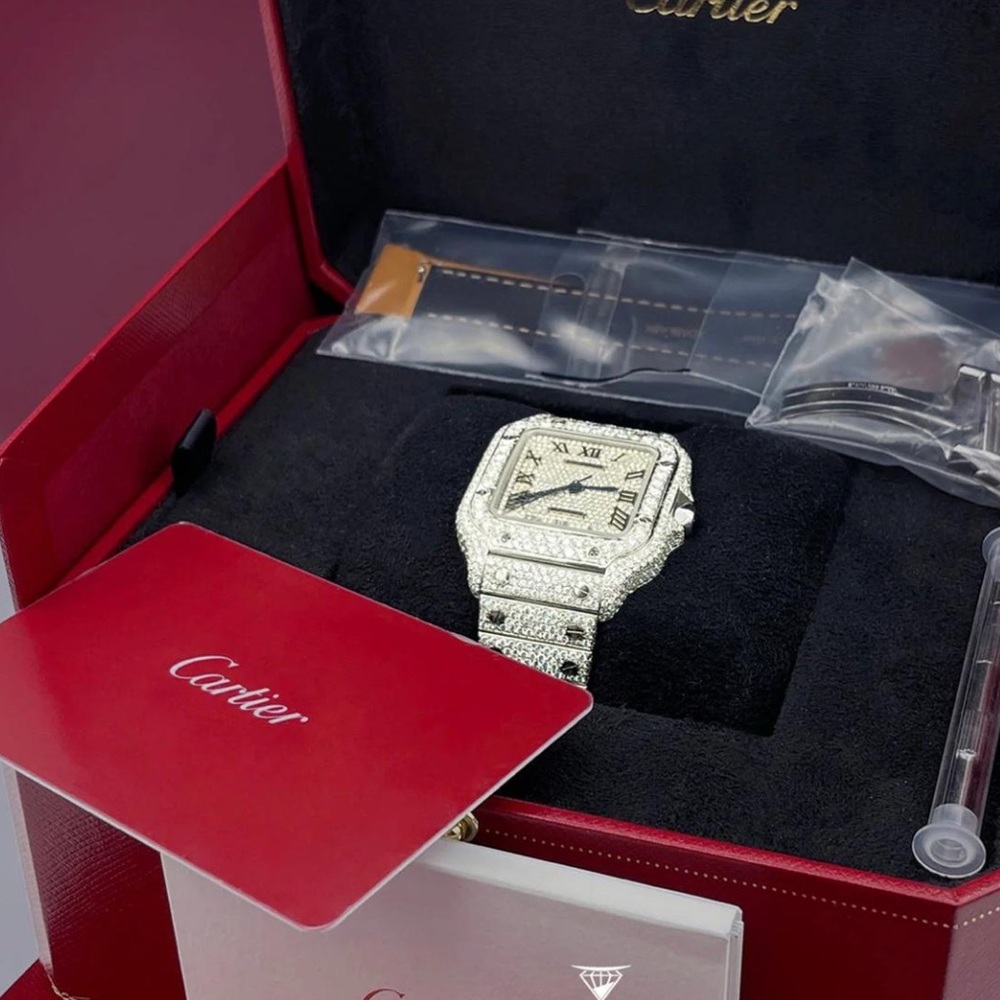 Cartier Silver Luxury Bag